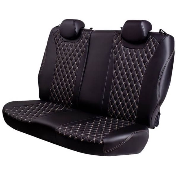 Чехлы Премиум Экокожа Байрон Ромб на Opel Corsa D 2006-2014 г.в.