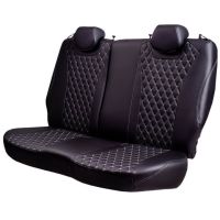 Чехлы Премиум Экокожа Байрон Ромб на Opel Corsa D 2006-2014 г.в.