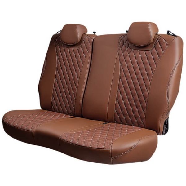 Чехлы Премиум Экокожа Байрон Ромб на Opel Corsa D 2006-2014 г.в.