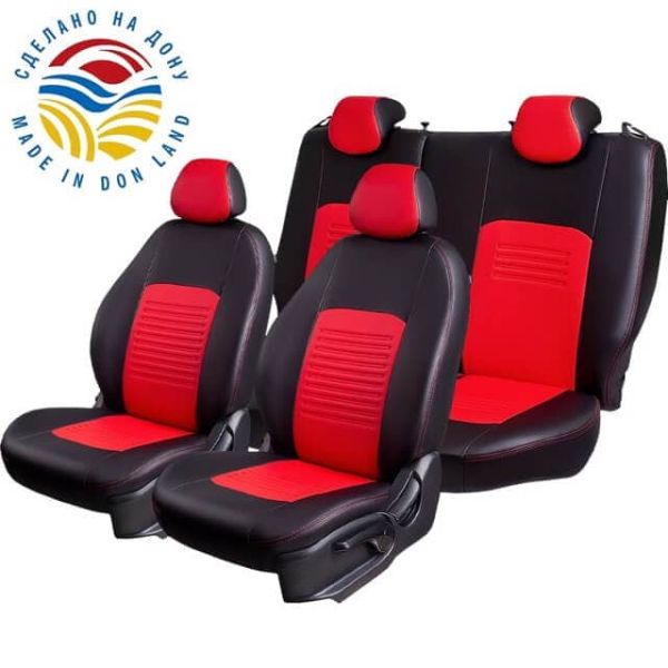 Чехлы Экокожа Турин Классик на Opel Corsa D 2006-2014 г.в.